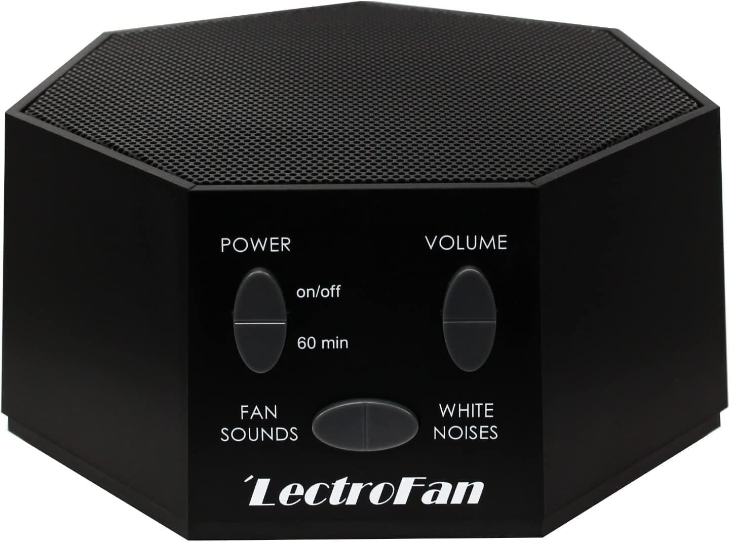 Adaptive Sound Technologies LectroFan Classic - Soothing Sound Machine for Sleep - Built-in Sleep Timer - Compact Design - Non-Looping Sounds - Speech Privacy - Black